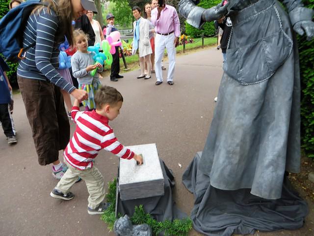 A Dollar Gets Her to Move