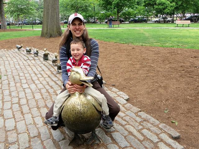 Leading the Duckling Parade
