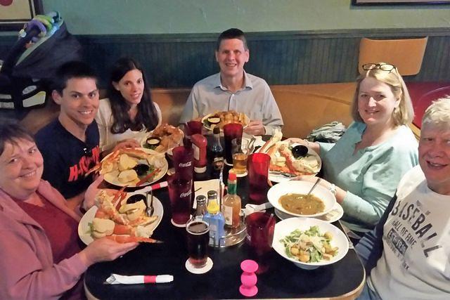 First Alaskan Dinner