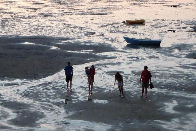Beachwalking at Dusk