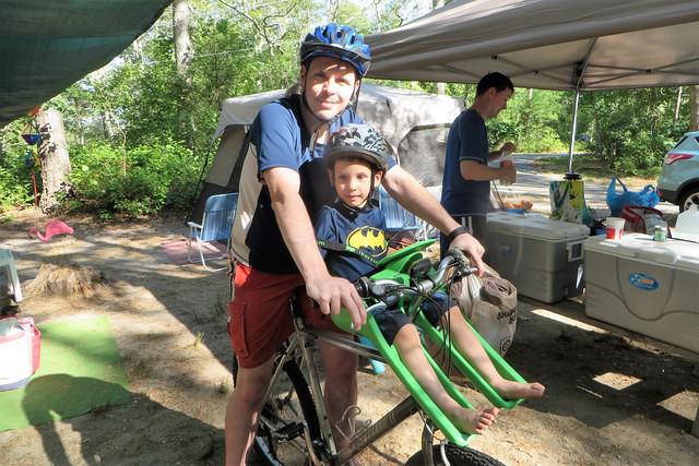 Bike Ride to the Showers