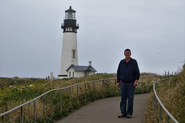 Dave at Yaquina Head Lighthouse 1691