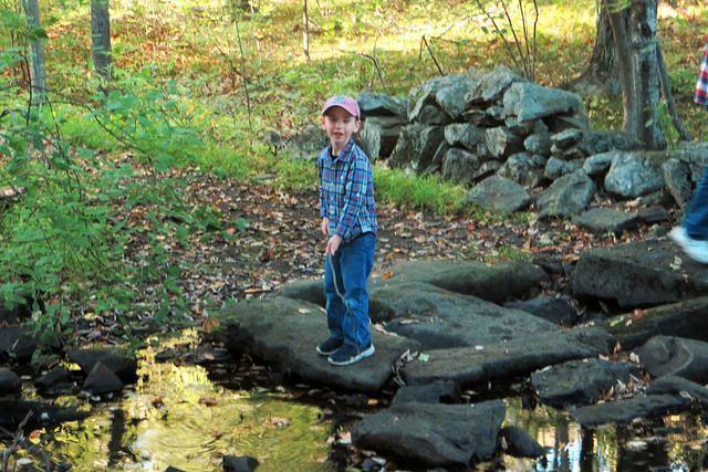Thomas, Water, and a Stick, Nothing Better!