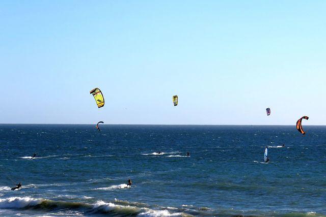 Kiteboarders