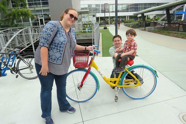 On a Google Bike
