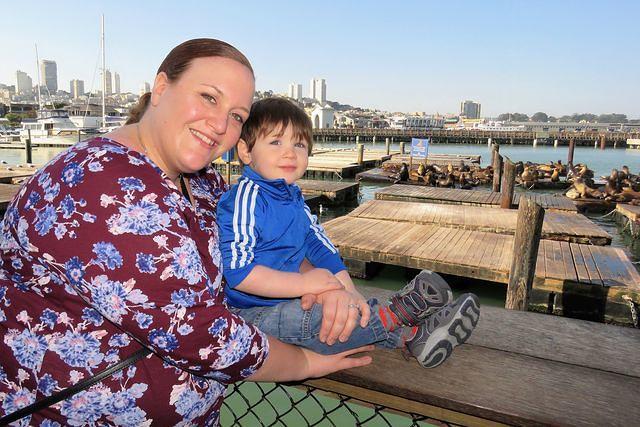 Two Cuties on the Pier