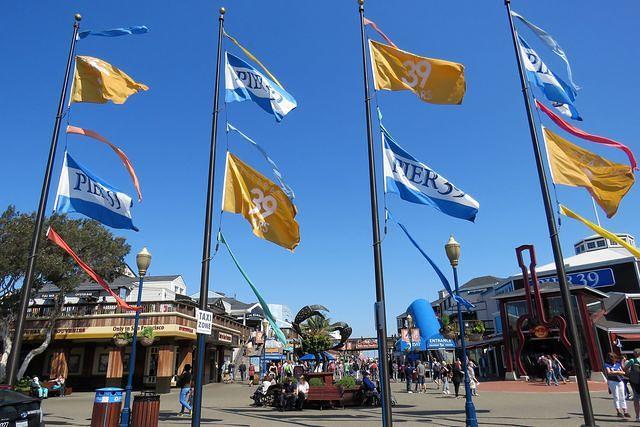 Flags of Pier 39