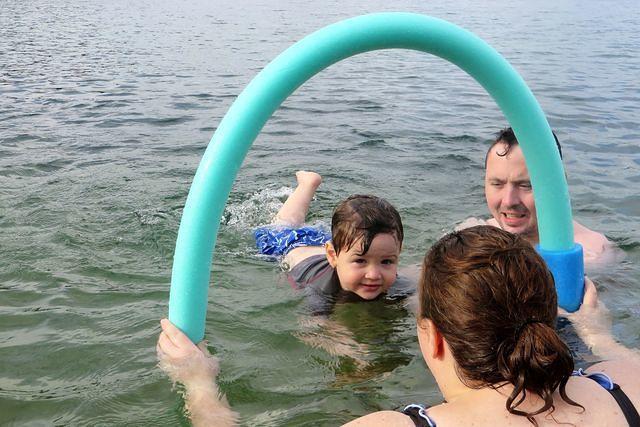 Paddling to the Noodle Arch