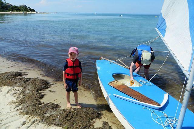 Ready for his First Sail