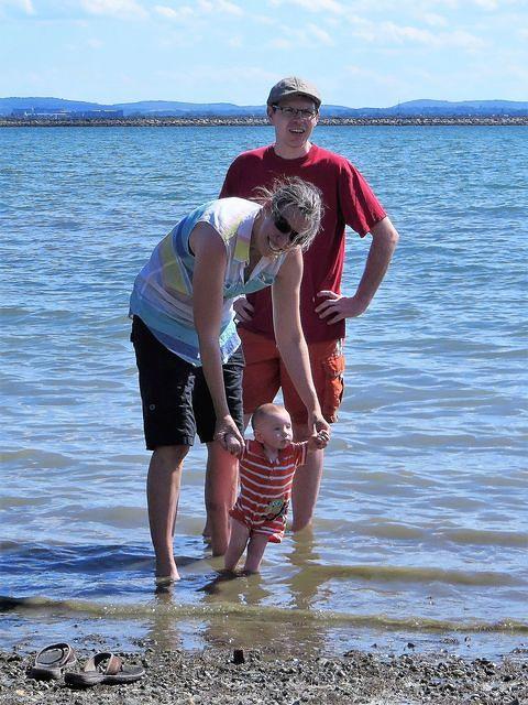 Getting Her Toes Wet