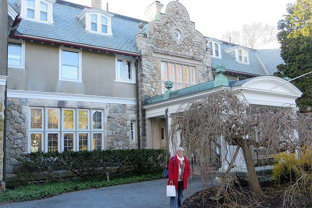 In Front of the Mansion