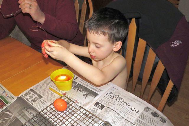 Dying Fingers as Well as Eggs