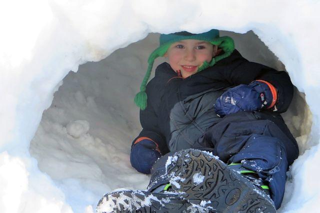 Snow Cave Boy