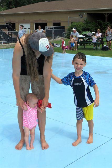 Getting Her Toes Wet
