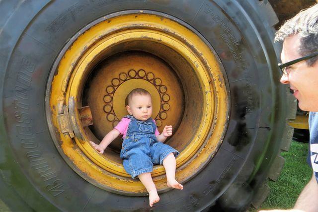 Just Hanging in a Wheel Well
