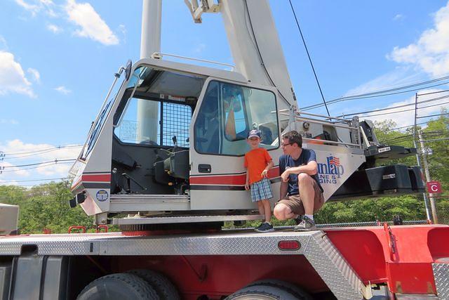 Enjoying the View From the Crane