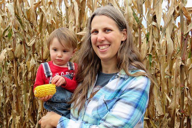 Evie Loves Carrying Corn