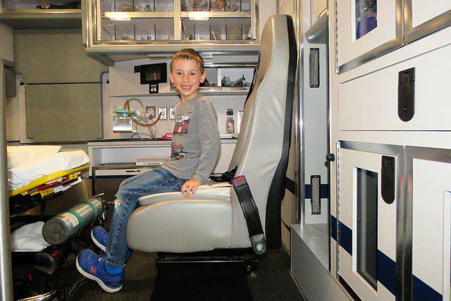 Enjoying the New State of the Art Ambulance