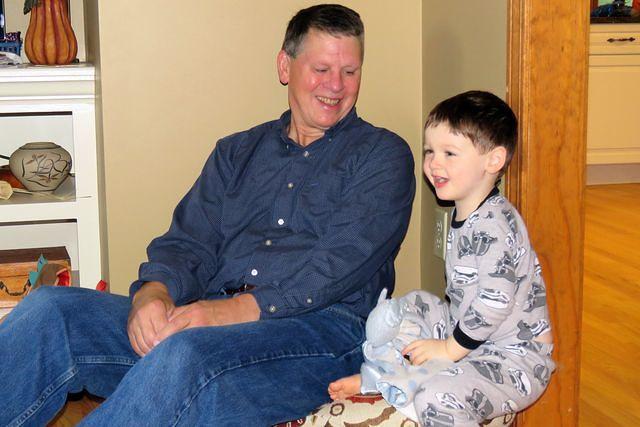 Chilling With Grandpa