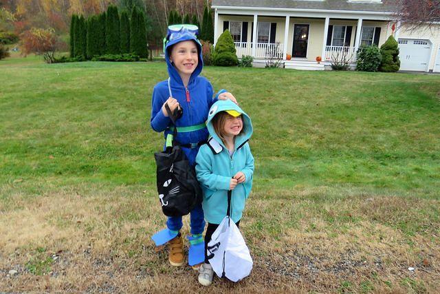 Siblings Ready for Halloween