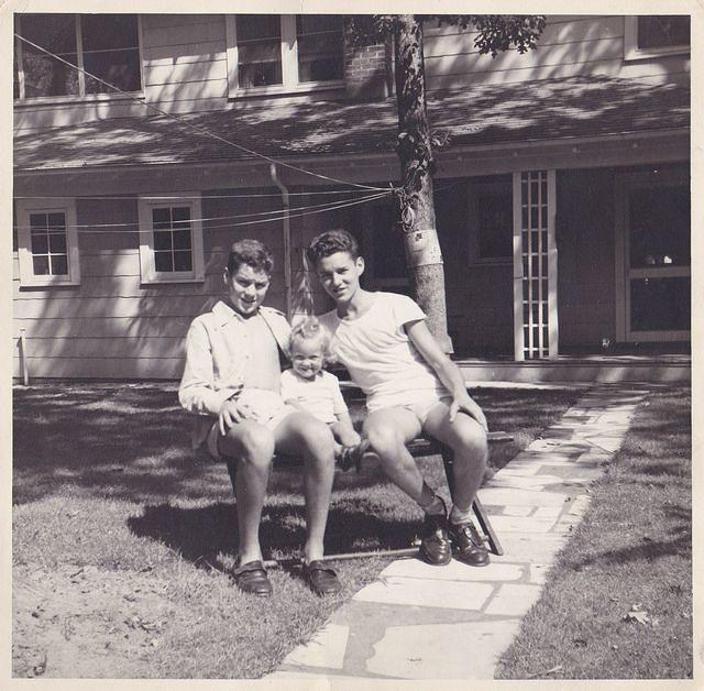 scan 0023 - Ken, Karen, and Don - about 1947