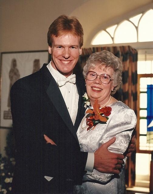Jamie and Mom at his wedding