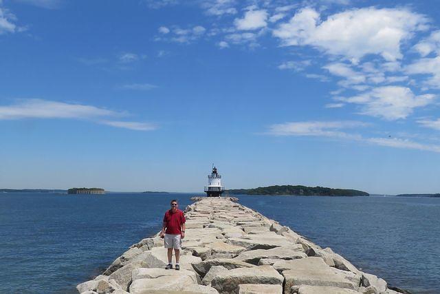 Jetty Leading to Spring Point Light