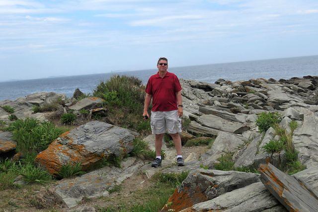 Dave Trying to Figure Out These Crazy Rocks