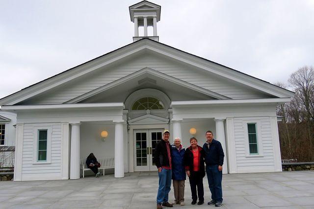 Outside Norman Rockwell Museum