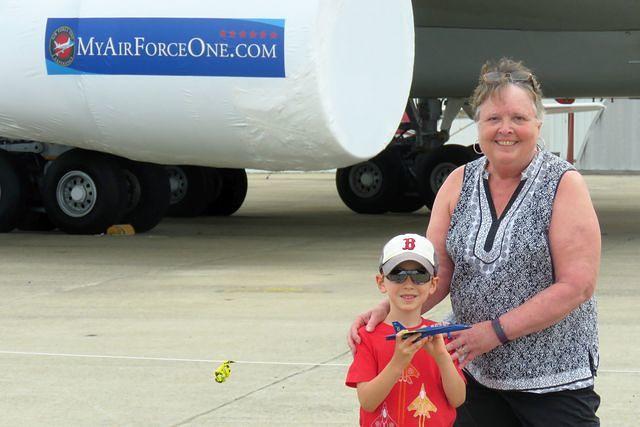 Showing Off His Blue Angel