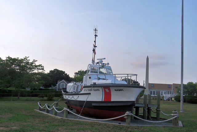 Coast Guard Boat on Display