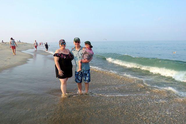 NH Family in the Surf