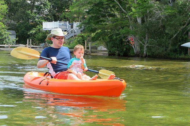 Gliding With Goldfish in Hand