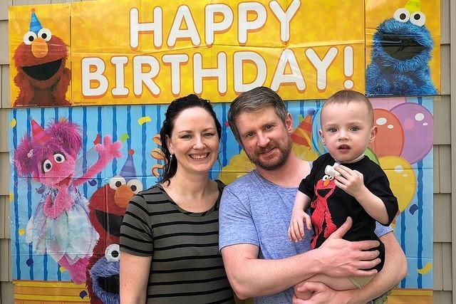 Birthday Boy and His Parents