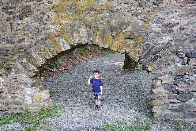 Running Through His "Tunnel"