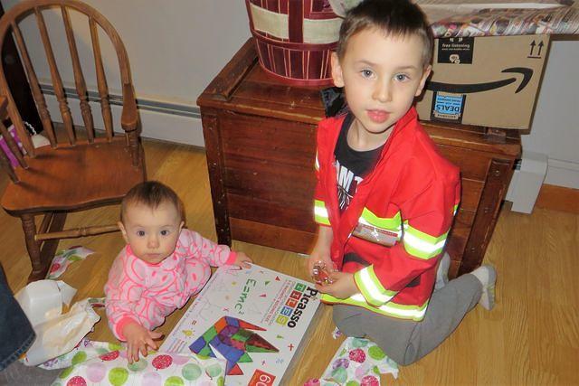 Thomas is Eyeing the Picasso Tiles