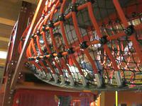 Playing in the construction with Mommy