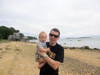 Thomas and Sean checking out Pleasant Bay