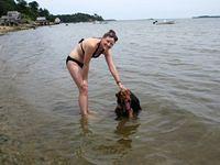 Meghan and Cassie in Pleasant Bay