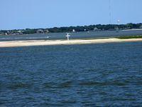 Mysterious cross in Charleston Harbor