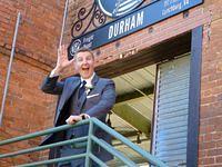 Jamie contemplating the serious step he is about to take!