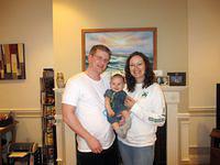 Sean, Meghan and Thomas at Sean and Meghan's Condo