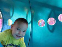 Crawling through the tunnel