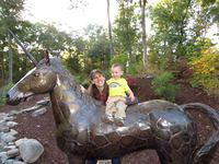 OK to ride a unicorn when Mommy is there