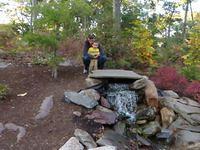 Checking out the waterfall