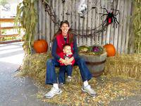 Autumn decorations at the zoo