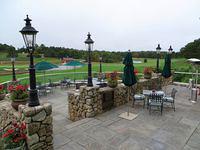 Outside patio area for cocktail hour