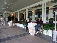 Meghan and Sean on the verandah