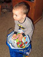 Packing up to go home