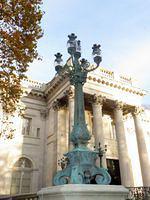 Another copper lamp post